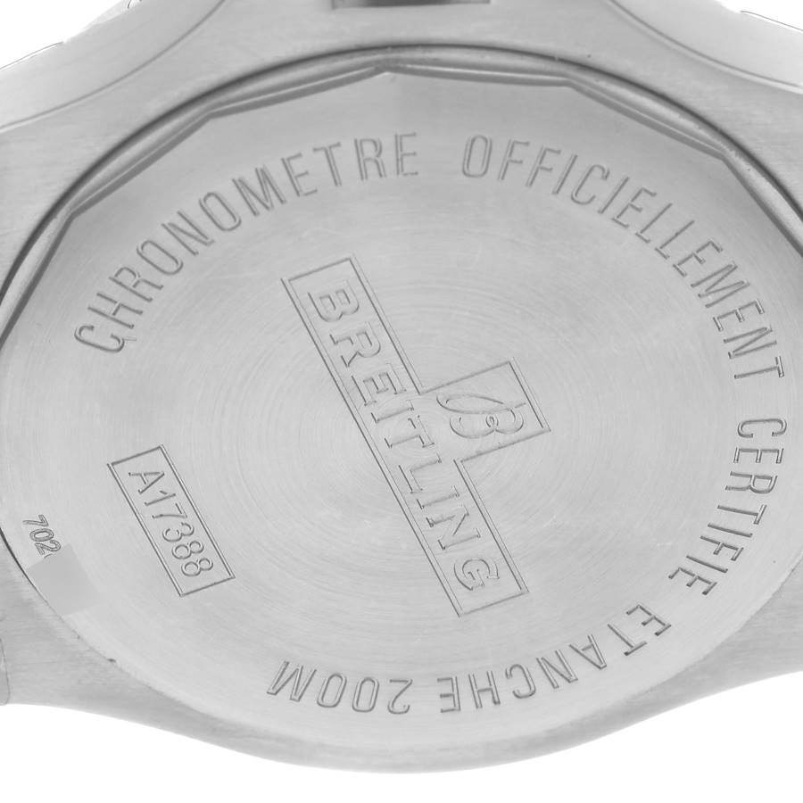 Montre réplique pour homme : Breitling Colt, cadran noir, automatique, acier, A17388 — intemporelle – Photo 6