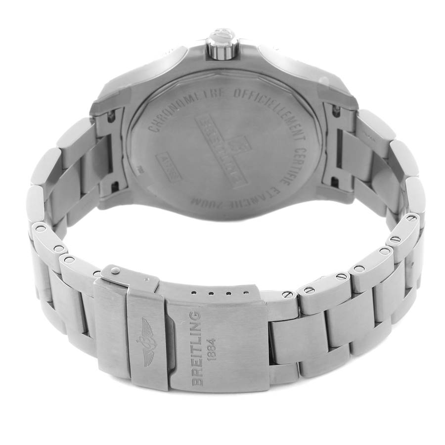 Montre réplique pour homme : Breitling Colt, cadran noir, automatique, acier, A17388 — intemporelle – Photo 7