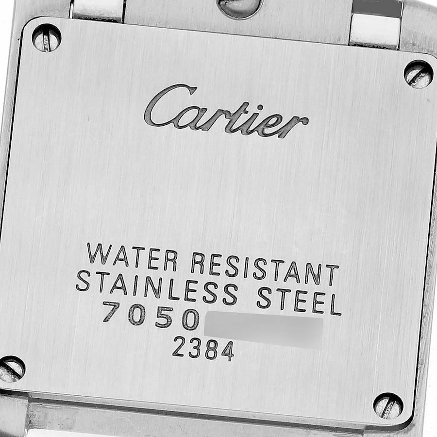 Montre réplique pour femme : Cartier Tank Francaise, petit modèle, acier et or jaune, W51007Q4 — nouvelle génération – Photo 5