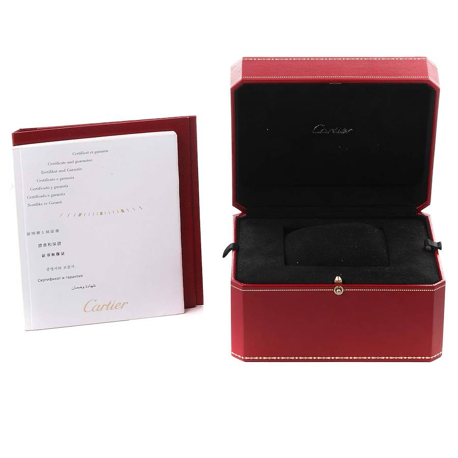 Montre réplique pour homme : Cartier Tank MC, or rose, cadran marron, marron, bracelet, W5330002 — irrésistible – Photo 8