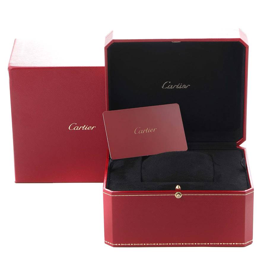 Montre réplique pour femme : Cartier Panthere, modèle intermédiaire, or rose, diamants, WJPN0009 — très bien notée – Photo 8