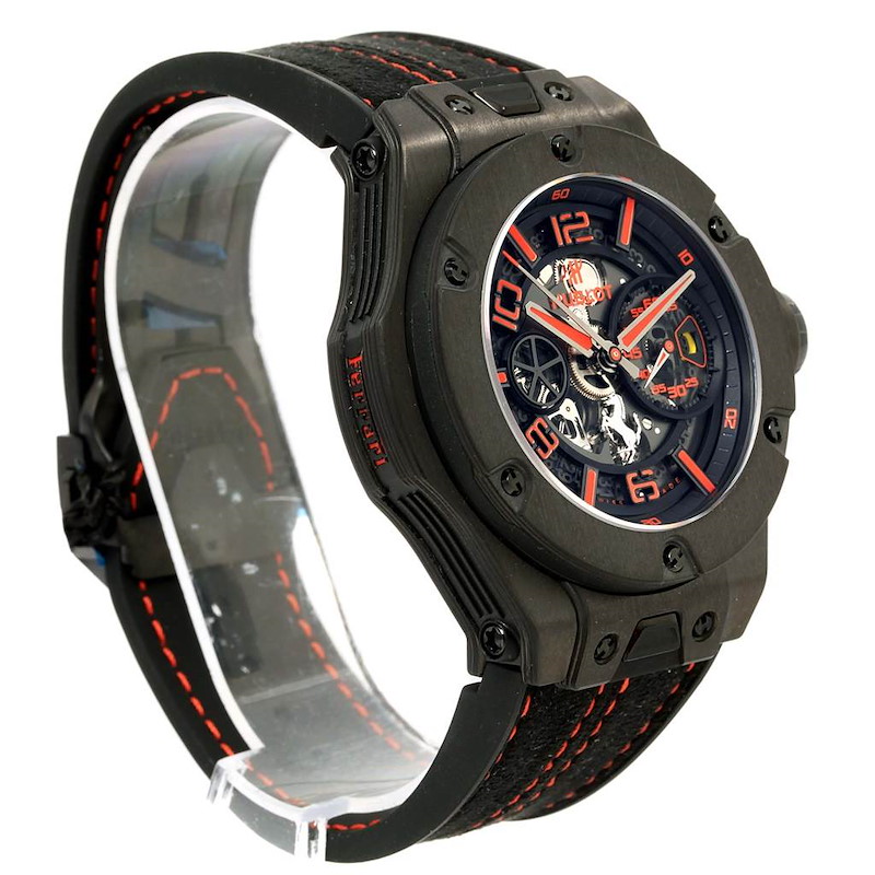 Montre réplique pour homme : Hublot Ferrari Unico, carbone, édition limitée, 402.QU.0113.WR — nouveauté – Photo 4