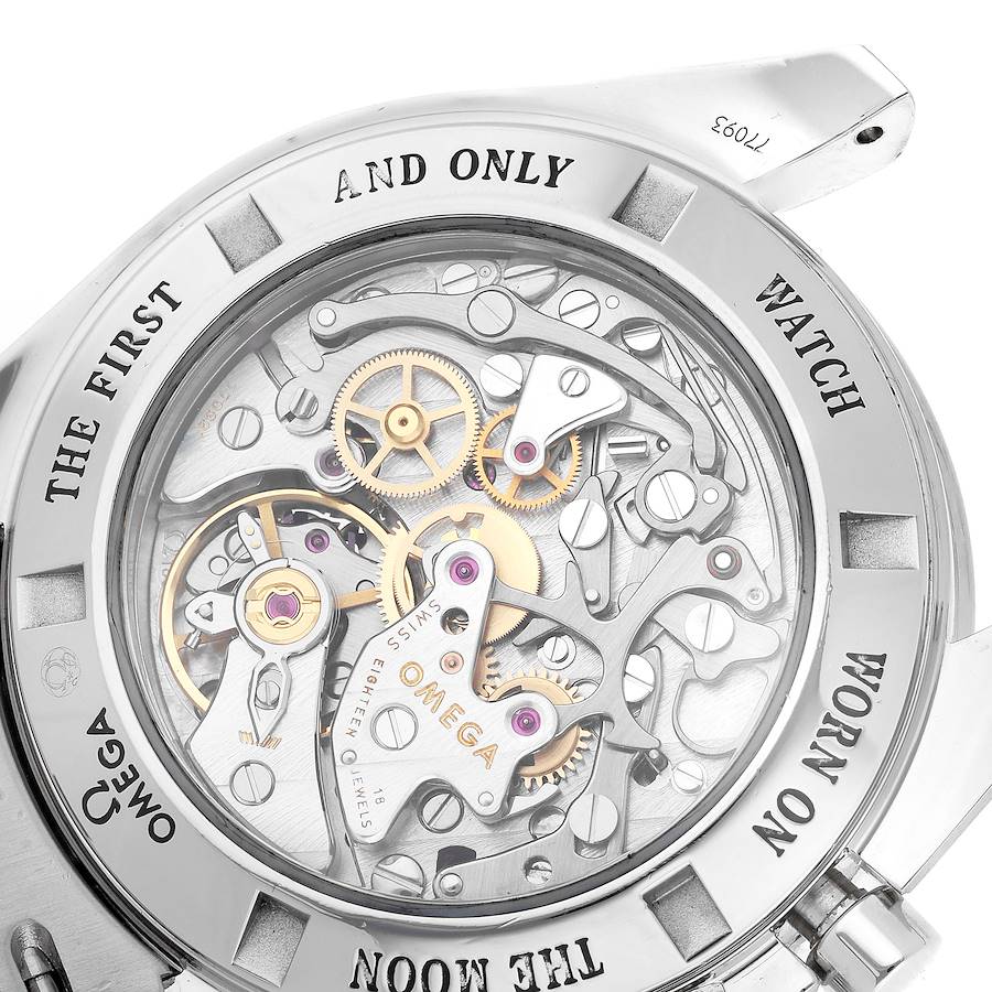 Montre réplique pour homme : Omega Speedmaster, cadran marron, acier, Moon 311.30.42.30.13.001 — personnalisée – Photo 6