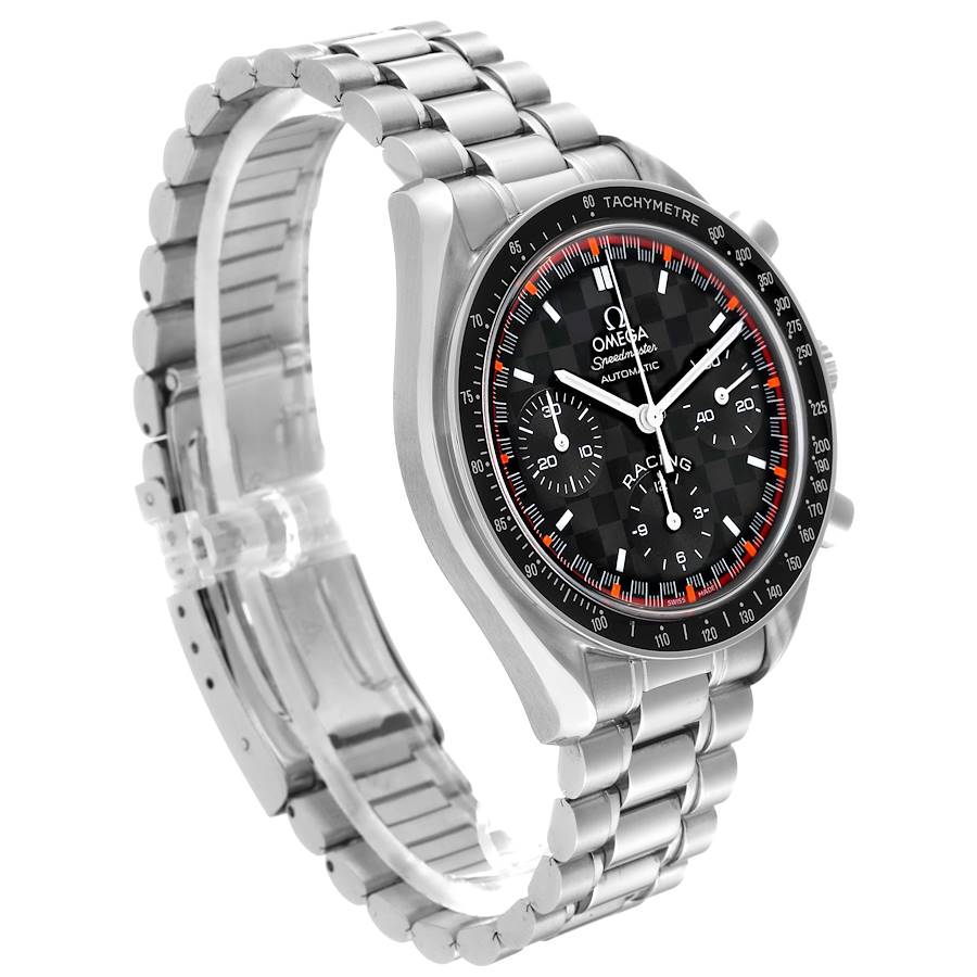 Montre réplique pour homme : Omega Speedmaster Schumacher Racing, édition limitée, acier, 3518.50.00 — excellente – Photo 3