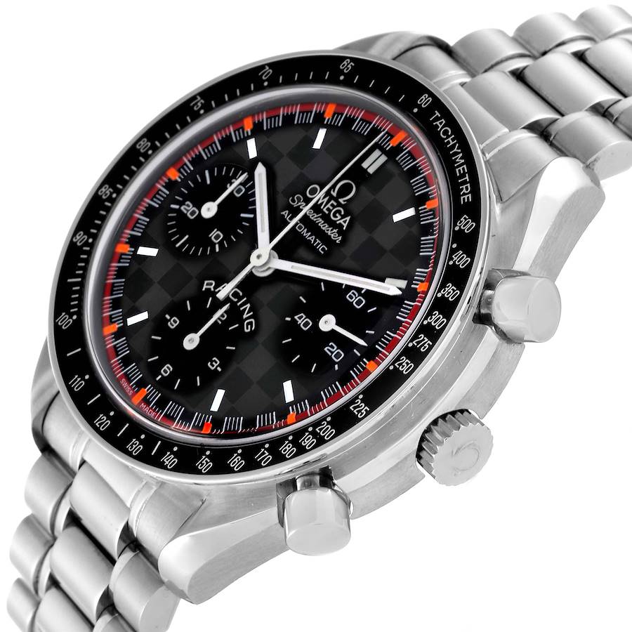Montre réplique pour homme : Omega Speedmaster Schumacher Racing, édition limitée, acier, 3518.50.00 — excellente – Photo 5