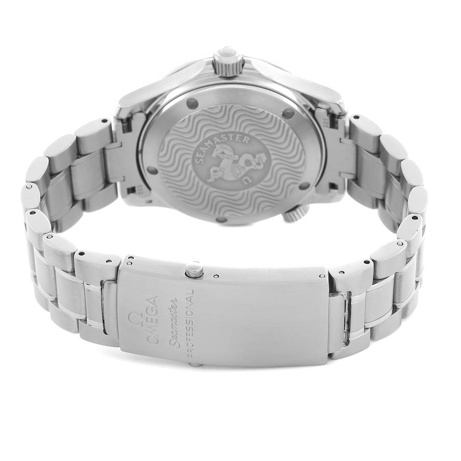 Montre réplique pour homme : Omega Seamaster 36, taille intermédiaire, noir, Wave, cadran, acier, 2252.50.00 — recherchée – Photo 7