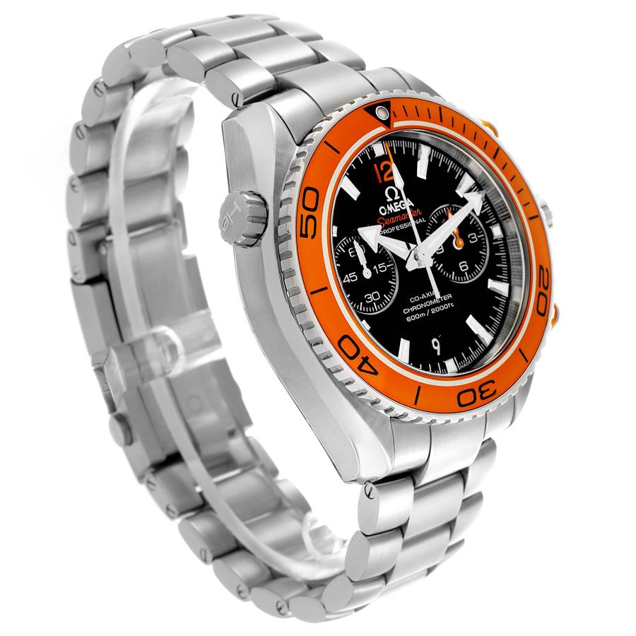 Montre réplique pour homme : Omega Seamaster Planet Ocean, chronographe, 232.30.46.51.01.002 — tendance – Photo 3
