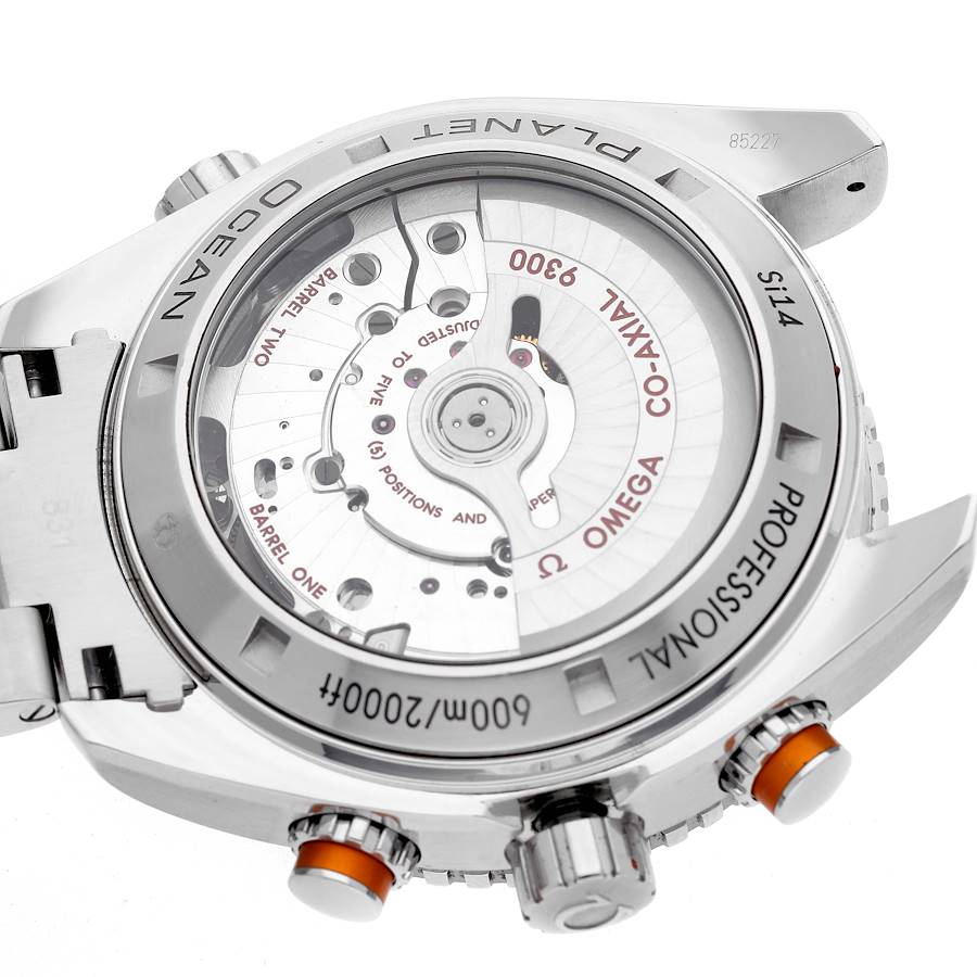 Montre réplique pour homme : Omega Seamaster Planet Ocean, chronographe, 232.30.46.51.01.002 — tendance – Photo 6