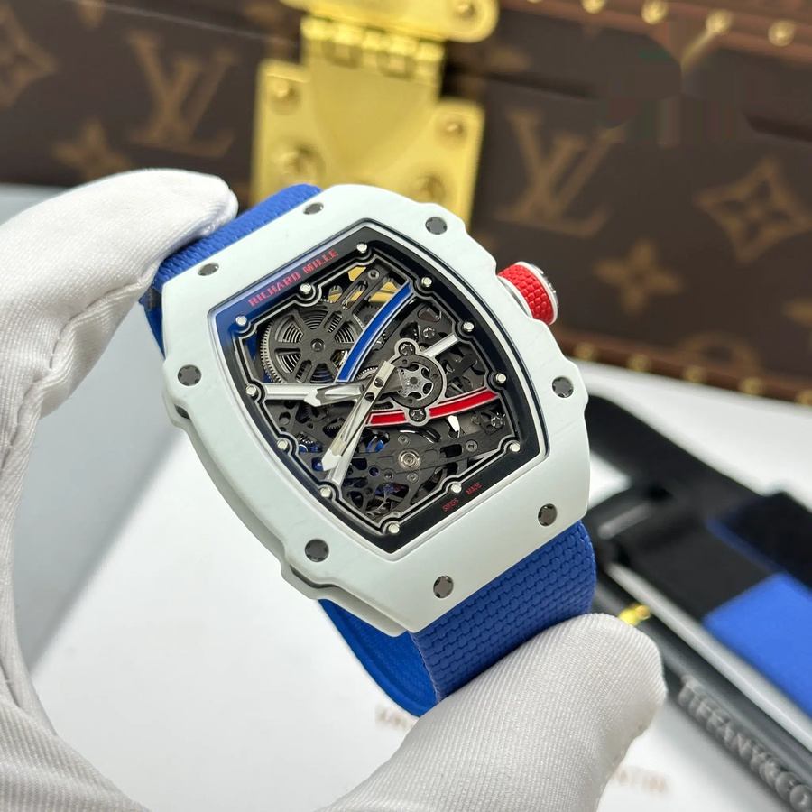 Montre réplique : Richard Mille RM 67-02 Alexis Pinturault, édition, extra-plate, 38.7 X 47,52 mm — abordable – Photo 3