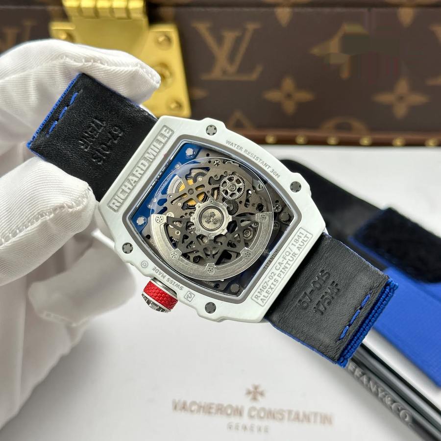 Montre réplique : Richard Mille RM 67-02 Alexis Pinturault, édition, extra-plate, 38.7 X 47,52 mm — abordable – Photo 11