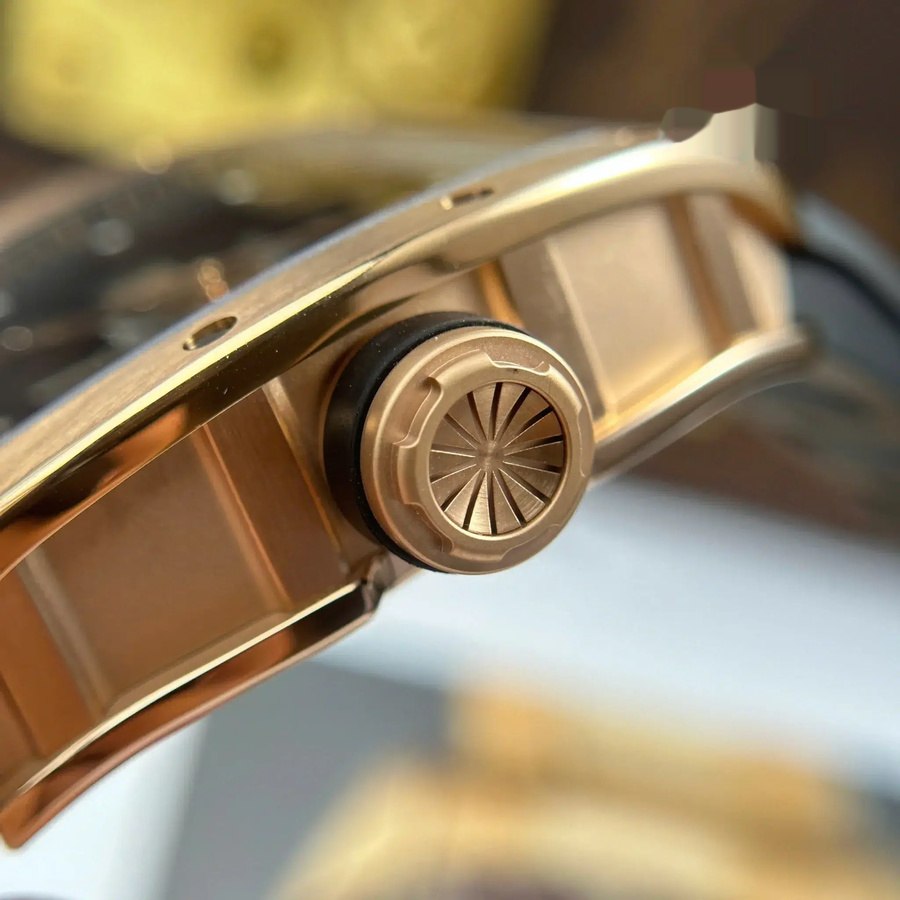 Montre réplique : Richard Mille RM 035 Americas, or rose, Toro, squelette, ZF, manufacture, 39,7 mm X 48 mm — de premier choix – Photo 11