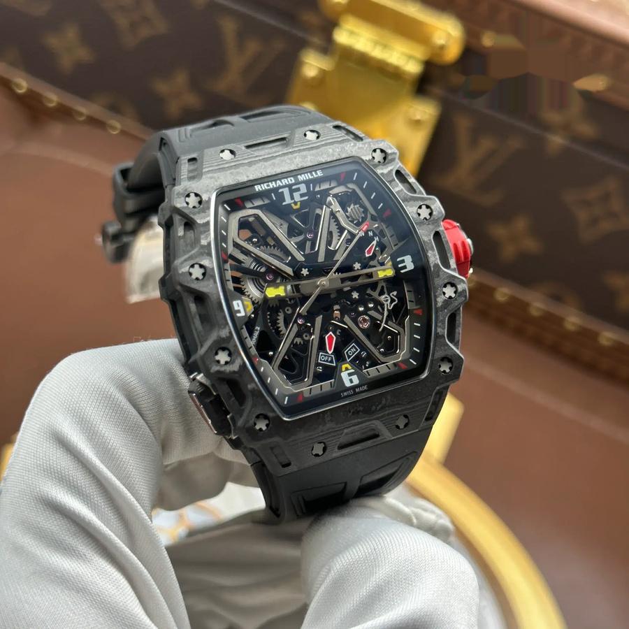 Montre réplique : Richard Mille RM 35-03 Rafael Nadal, carbone, 43,2 mm X 50 mm — parmi nos meilleures ventes – Photo 3