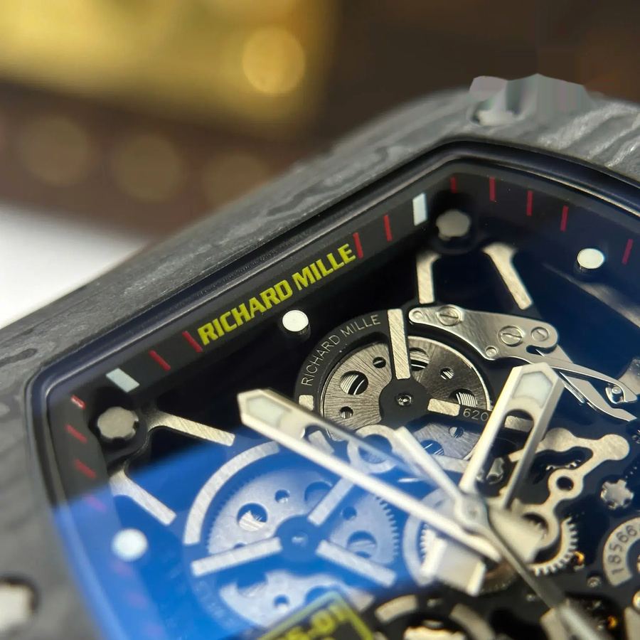 Montre réplique : Richard Mille RM 35-01 Rafael Nadal Carbon TPT ZF V3 49,94 mm X 44,5 mm — à petit prix – Photo 8