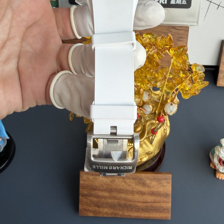 Montre réplique : Richard Mille RM 66, volant, tourbillon, sur mesure, véritable, blanc, saphir, 42,7 mm X 49,94 mm — avantageuse – Photo 10