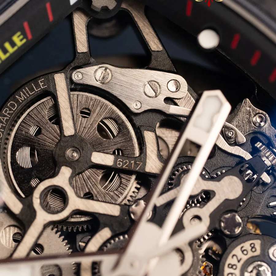 Montre réplique : Richard Mille RM 35-02 Rafael Nadal Carbon TPT, bracelet en caoutchouc noir, ZF 49,94 mm X 44,5 mm — à prix réduit – Photo 5