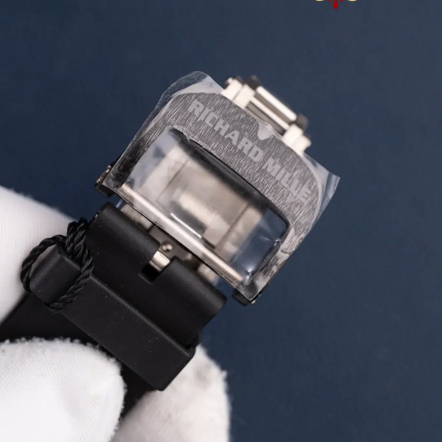 Montre réplique : Richard Mille RM 35-02 Rafael Nadal Carbon TPT, bracelet en caoutchouc noir, ZF 49,94 mm X 44,5 mm — à prix réduit – Photo 11