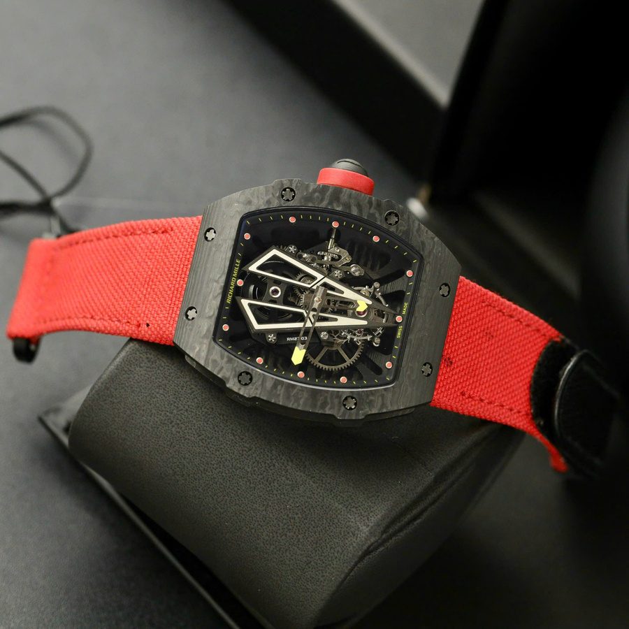 Montre réplique : Richard Mille RM 27-03 Rafael Nadal, tourbillon, carbone, BBR 40,3 mm — d’une beauté intemporelle – Photo 3