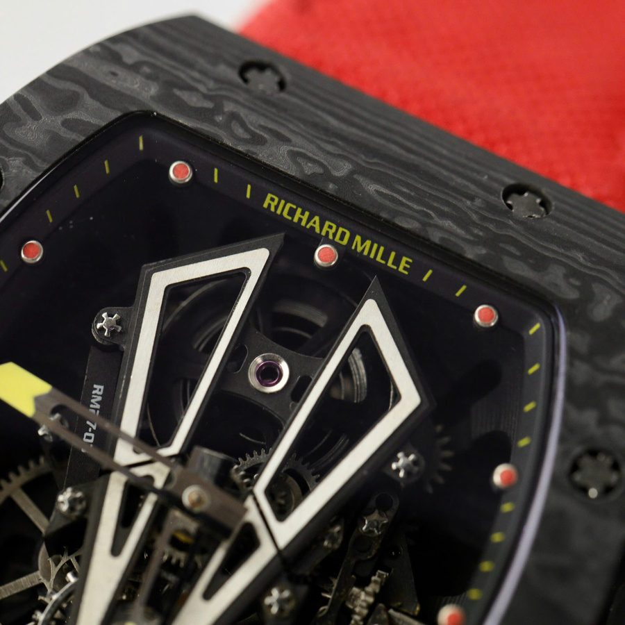 Montre réplique : Richard Mille RM 27-03 Rafael Nadal, tourbillon, carbone, BBR 40,3 mm — d’une beauté intemporelle – Photo 5