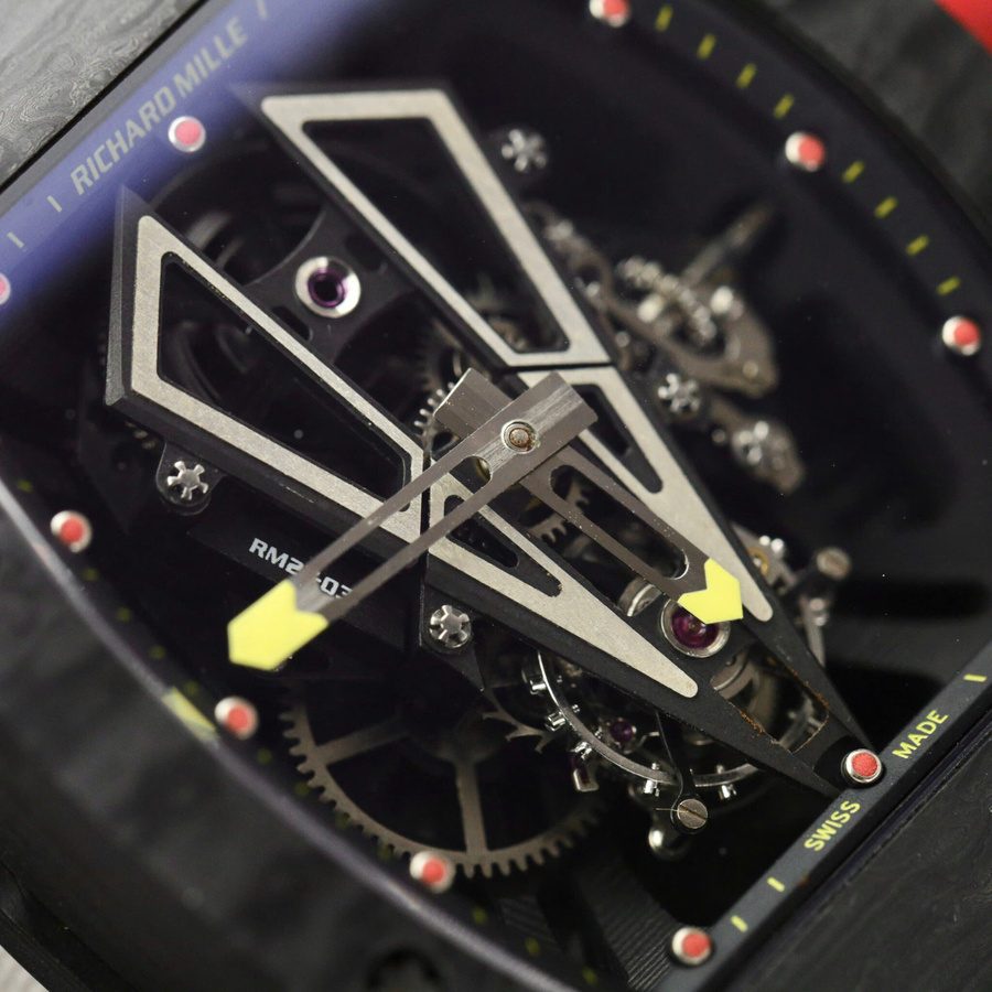 Montre réplique : Richard Mille RM 27-03 Rafael Nadal, tourbillon, carbone, BBR 40,3 mm — d’une beauté intemporelle – Photo 6