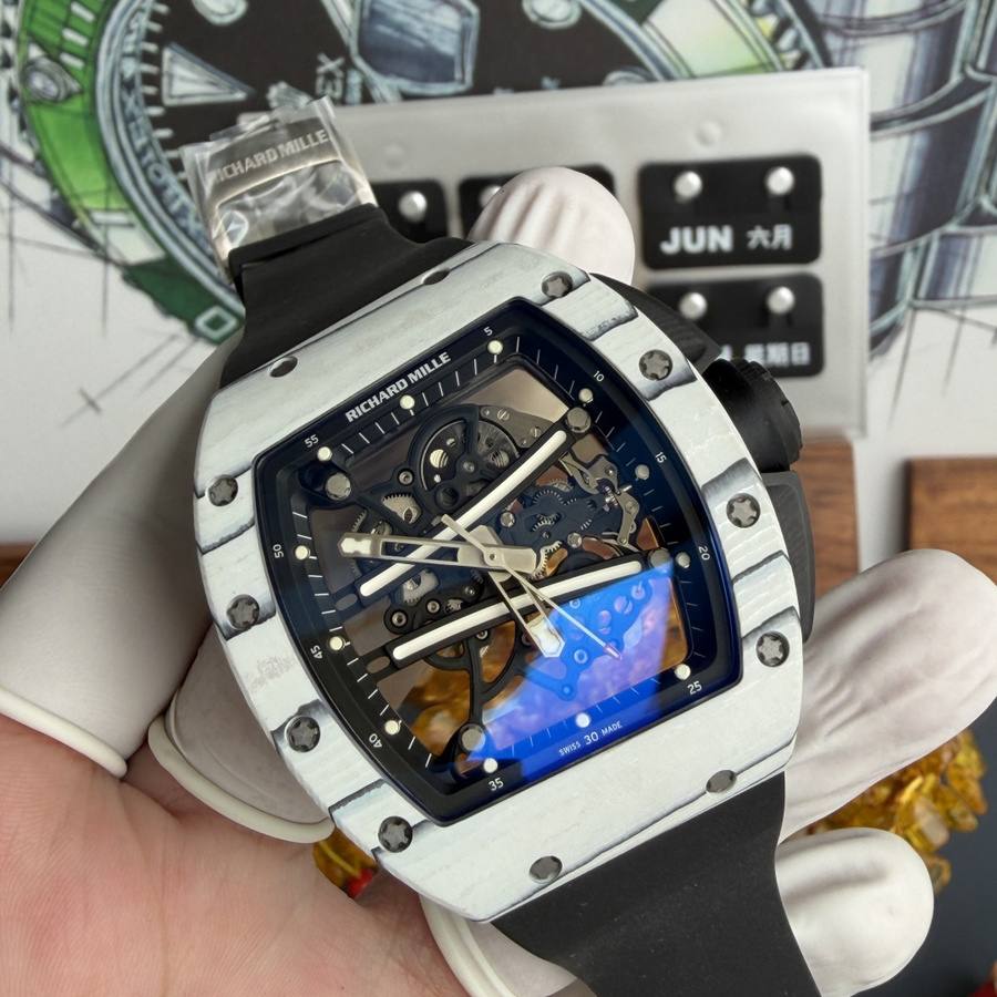 Montre réplique : Richard Mille RM 61-01 Yohan Blake Ultimate, édition, mouvement Vaucher, 42,7 mm X 50,23 mm — qui attire le regard – Photo 3