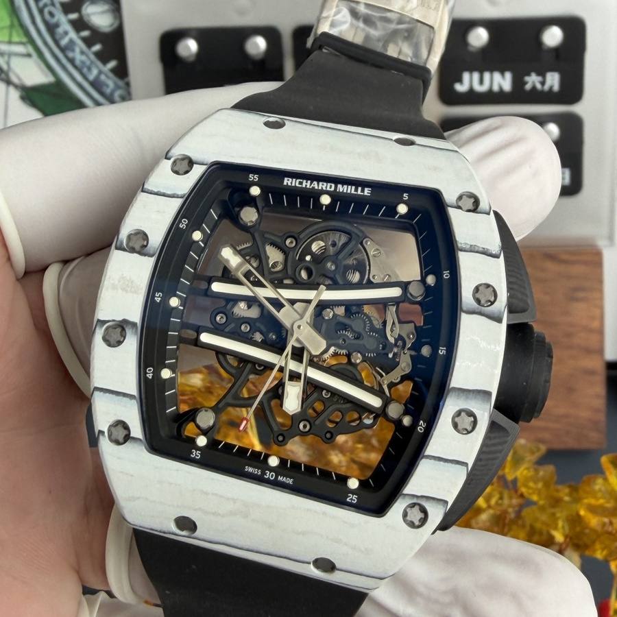 Montre réplique : Richard Mille RM 61-01 Yohan Blake Ultimate, édition, mouvement Vaucher, 42,7 mm X 50,23 mm — qui attire le regard – Photo 5