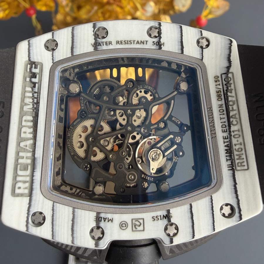 Montre réplique : Richard Mille RM 61-01 Yohan Blake Ultimate, édition, mouvement Vaucher, 42,7 mm X 50,23 mm — qui attire le regard – Photo 9