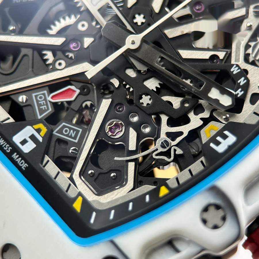 Montre réplique : Richard Mille RM 35-03 Rafael Nadal, carbone, 43,2 mm X 50 mm — d’une grande finesse – Photo 7