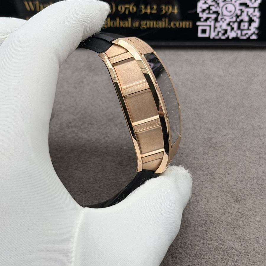 Montre réplique : Richard Mille RM 035, sur mesure, 18K, massif, or, mouvement Vaucher, 39,7 mm X 48 mm — haut de gamme – Photo 9