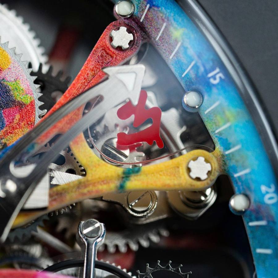 Montre réplique : Richard Mille RM 68-01, tourbillon, Cyril Kongo, céramique noire, 52.24 X 42,70 mm — de haute qualité – Photo 7