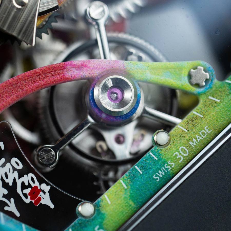 Montre réplique : Richard Mille RM 68-01, tourbillon, Cyril Kongo, céramique noire, 52.24 X 42,70 mm — de haute qualité – Photo 8