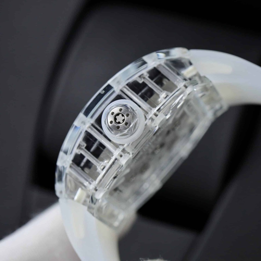 Montre réplique : Richard Mille RM 12-01, tourbillon, saphir, blanc, 42 mm — très appréciée – Photo 7