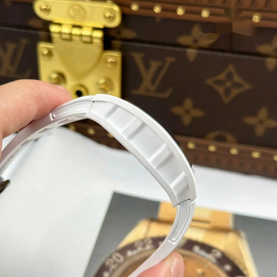 Montre réplique : Richard Mille RM 055, céramique blanche, Bubba Watson ZF 42,7 mm — très prisée – Photo 7