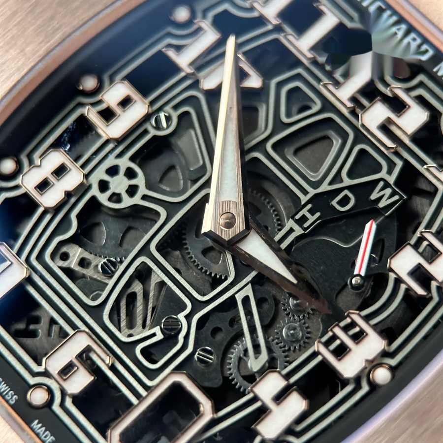 Montre réplique : Richard Mille RM 67-01, extra-plate, or rose, 38,7 mm X 47,5 mm — de luxe – Photo 9