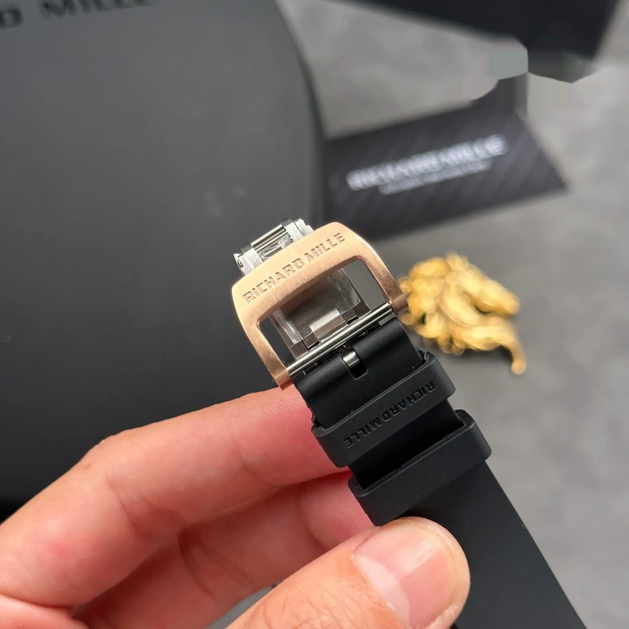 Montre réplique : Richard Mille RM 67-01, extra-plate, or rose, 38,7 mm X 47,5 mm — de luxe – Photo 13