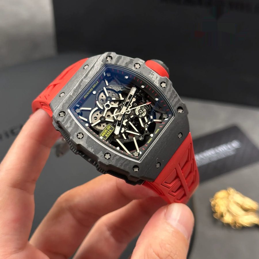 Montre réplique : Richard Mille RM 35-02 Rafael Nadal Carbon TPT ZF 49,94 mm X 44,5 mm — nouvelle génération – Photo 4