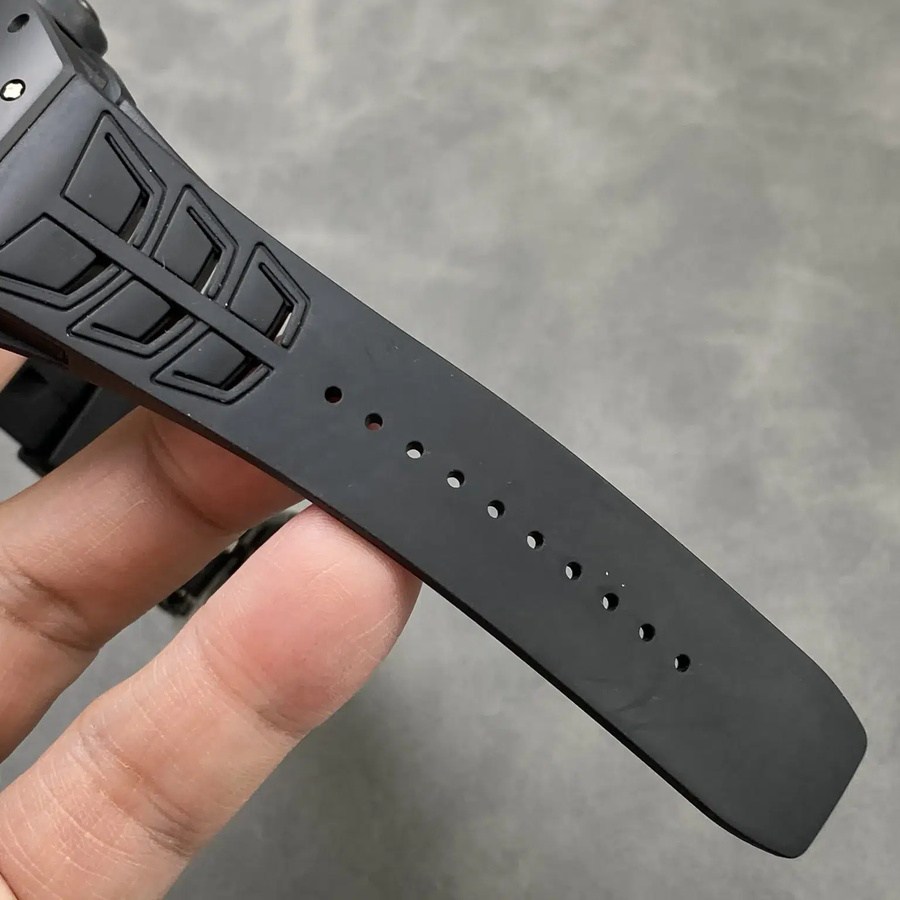 Montre réplique : Richard Mille RM 055 Bubba Watson, rouge, entraînement, Americas, édition limitée, mouvement Vaucher, 42.7 X 49,9 mm — remarquable – Photo 9
