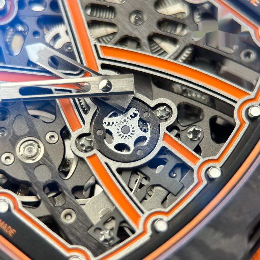Montre réplique : Richard Mille RM 67-02 McLaren Lando Norris, extra-plate, noir, Carbon TPT 38.7 X 47,52 mm — remarquable – Photo 9