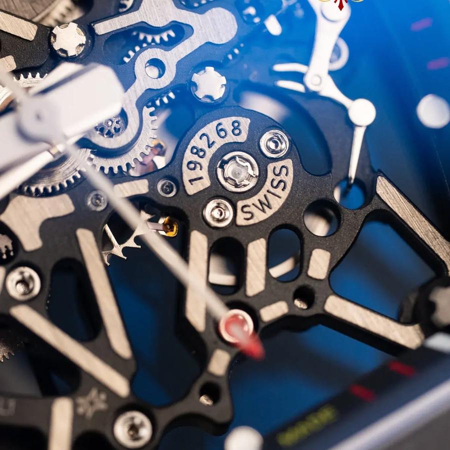 Montre réplique : Richard Mille RM 35-02 Rafael Nadal, noir, Carbon TPT, blanc, bracelet en caoutchouc, ZF 49,94 mm X 44,5 mm — intemporelle – Photo 6