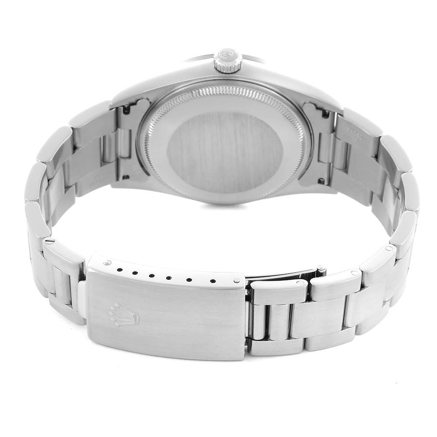 Montre réplique pour homme : Rolex Air King, cadran noir, lunette lisse, acier, 14000 — à prix compétitif – Photo 7