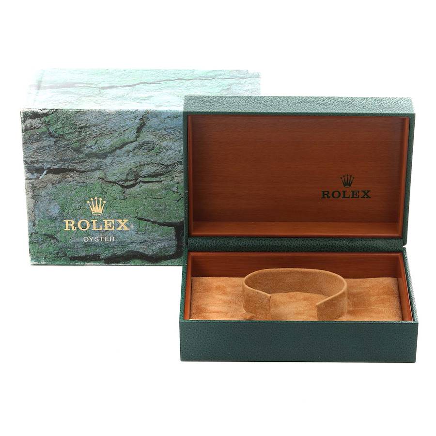 Montre réplique pour homme : Rolex Air King, cadran noir, lunette lisse, acier, 14000 — à prix compétitif – Photo 8