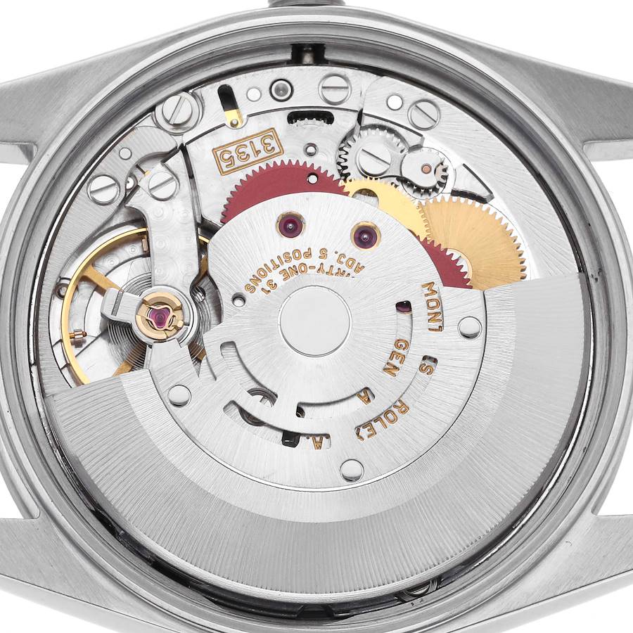 Montre réplique pour homme : Rolex Date, cadran noir, lunette lisse, acier, 15200 — d’une grande finesse – Photo 6
