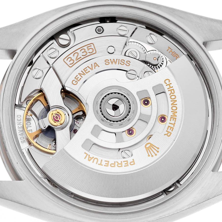 Montre réplique pour homme : Rolex Datejust, acier et or blanc, cadran vert menthe, 126234 — éprouvée – Photo 6