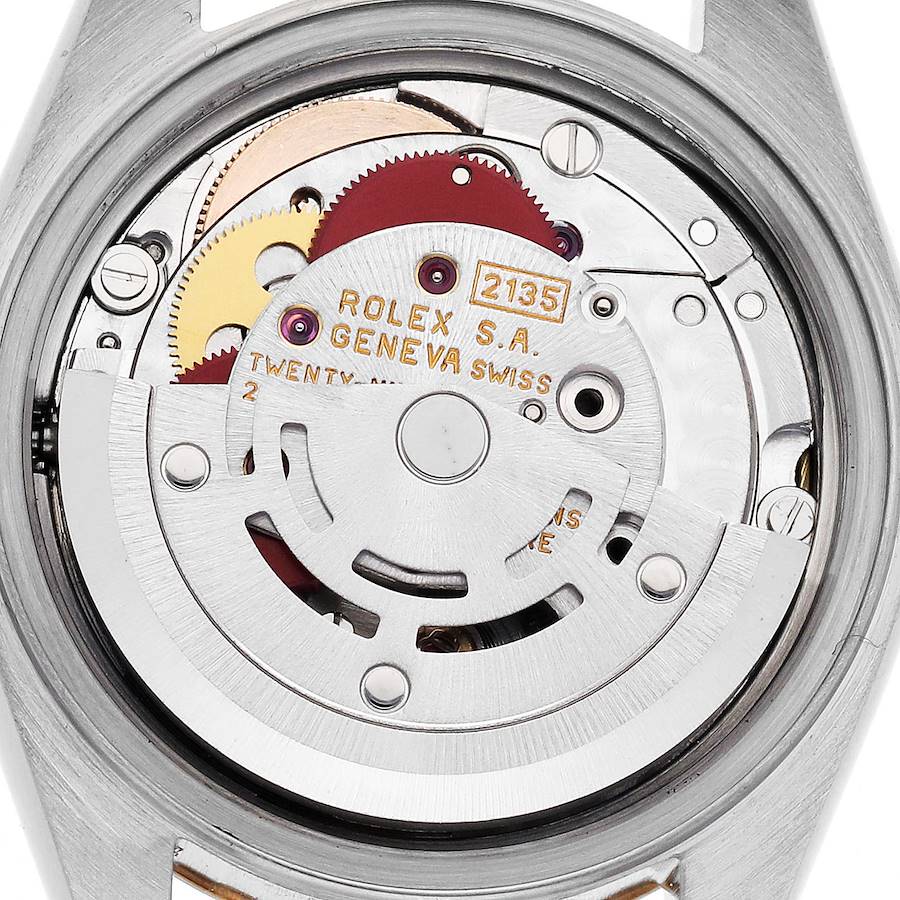 Montre réplique pour femme : Rolex Datejust, acier et or jaune, cadran champagne, 69173 — recherchée – Photo 5