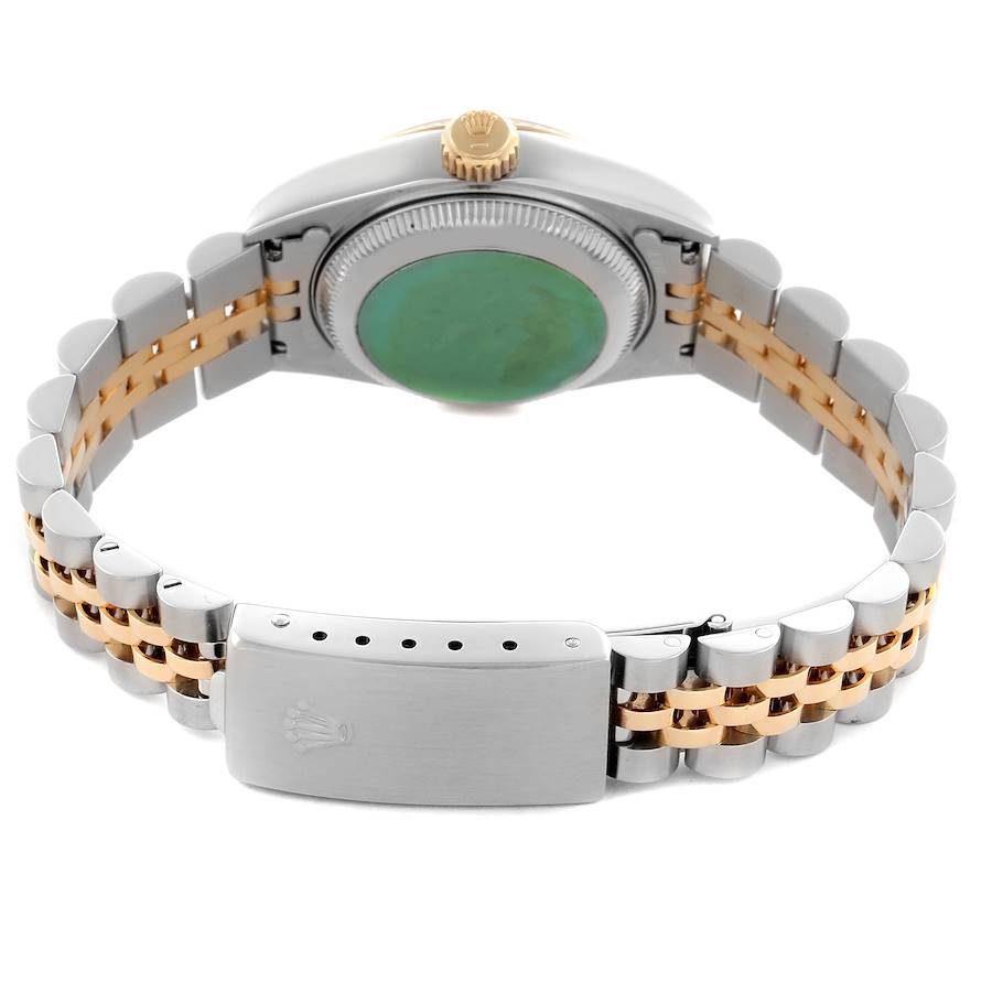 Montre réplique pour femme : Rolex Datejust, acier et or jaune, cadran champagne, 69173 — recherchée – Photo 6