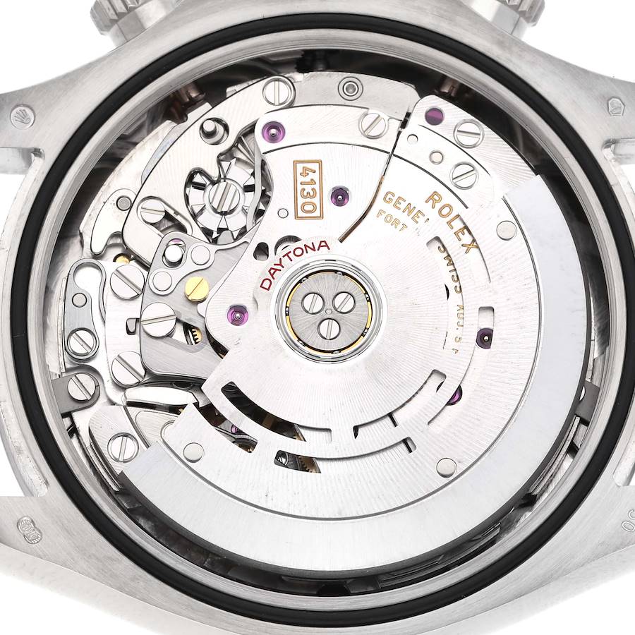 Montre réplique pour homme : Rolex Daytona, cadran bleu, or blanc, chronographe, 116509 — nouvelle génération – Photo 6