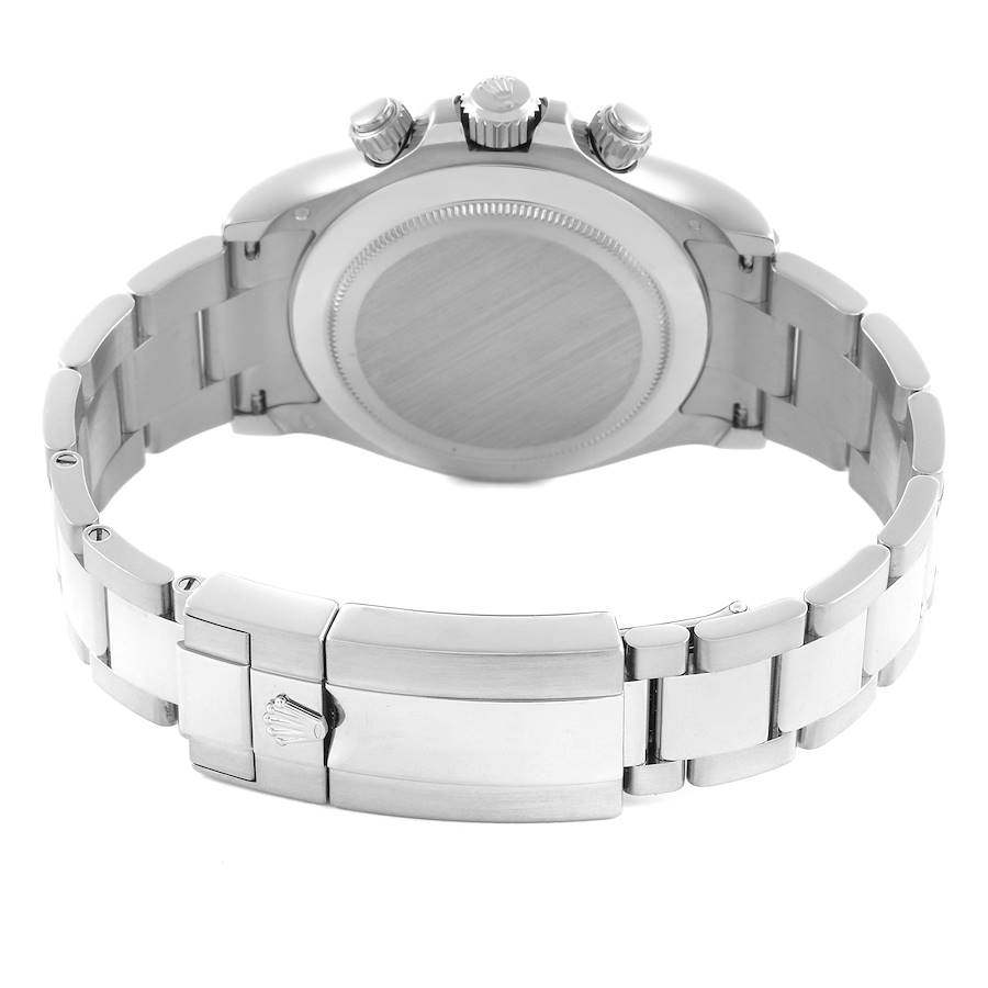Montre réplique pour homme : Rolex Daytona, or blanc, cadran argenté, 116509 — exquise – Photo 7