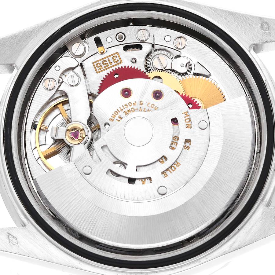 Montre réplique pour homme : Rolex President Day-Date, platine, cadran bleu glacier, 118366 — toute nouvelle – Photo 6