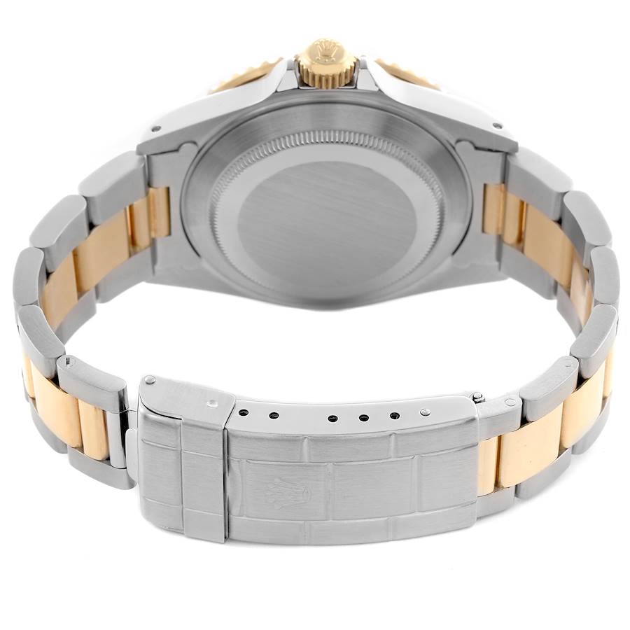 Montre réplique pour homme : Rolex Submariner, acier et or jaune, cadran noir, 16613 — glamour – Photo 7