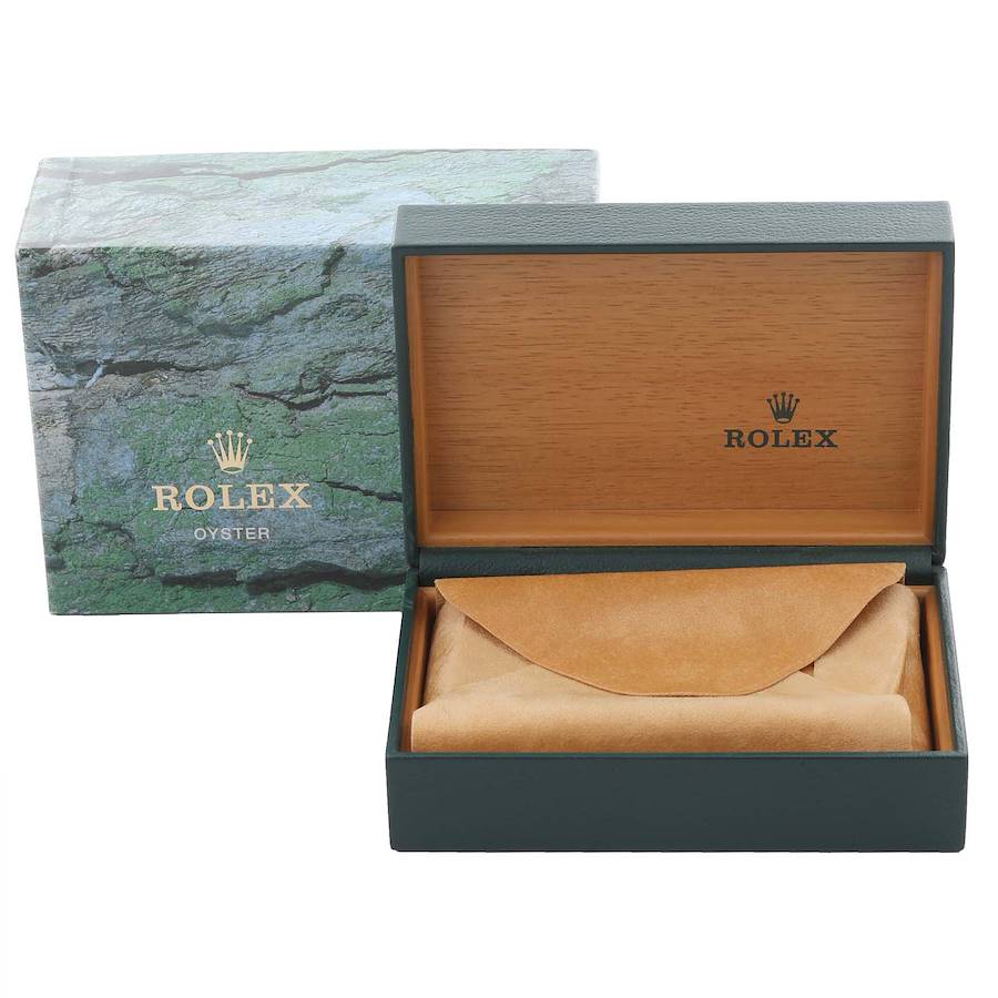 Montre réplique pour homme : Rolex Air King, lunette guillochée, cadran bleu, acier, 14010 — d’une beauté intemporelle – Photo 8