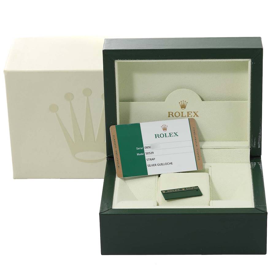 Montre réplique pour homme : Rolex Cellini, double fuseau horaire, or blanc, automatique, 50529 — fantastique – Photo 8